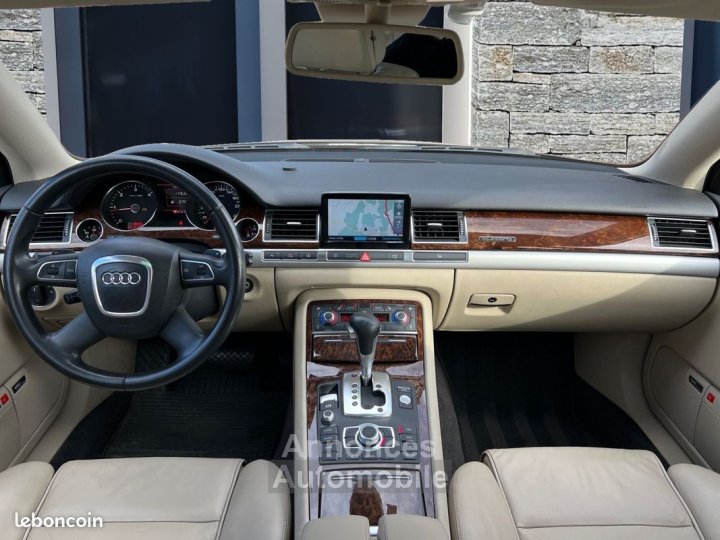 Audi A8 30 tdi v6 233ch pack avus quattro kilométrage d'origine origine france (même main depuis 2010) peinture exclusive modèle 2008 garantie 6 mois - 14