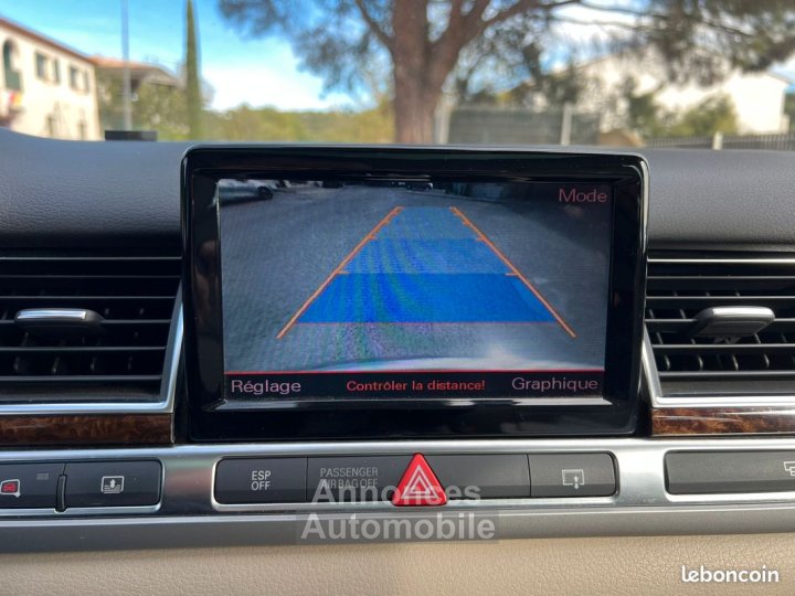 Audi A8 30 tdi v6 233ch pack avus quattro kilométrage d'origine origine france (même main depuis 2010) peinture exclusive modèle 2008 garantie 6 mois - 18