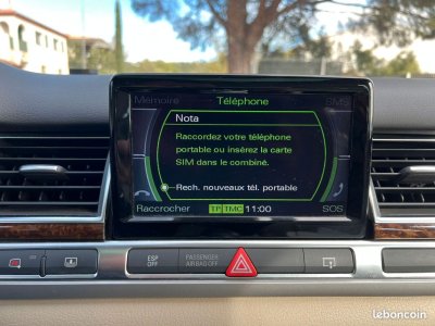 Audi A8 30 tdi v6 233ch pack avus quattro kilométrage d'origine origine france (même main depuis 2010) peinture exclusive modèle 2008 garantie 6 mois - 19