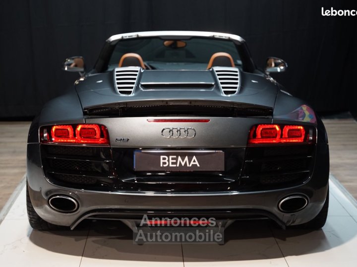 Audi R8 Spyder V10 52L 525CH | Cuir Exclusive Sièges Baquets Carbone Caméra de Recul À partir 1 200-Mois - 4