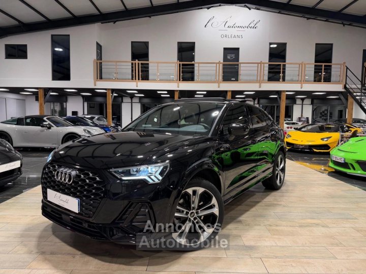 Audi Q3 Sportback 45 TFSIe 245 cv S-Line S-Tronic TFSI / Attelage / Toit ouvrant / Hifi SONOS / TVA - 1