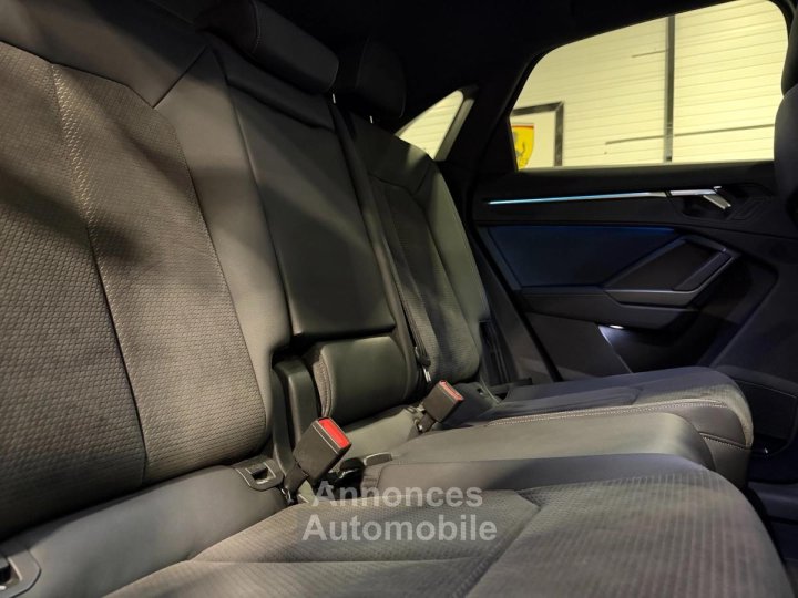Audi Q3 Sportback 45 TFSIe 245 cv S-Line S-Tronic TFSI / Attelage / Toit ouvrant / Hifi SONOS / TVA - 12