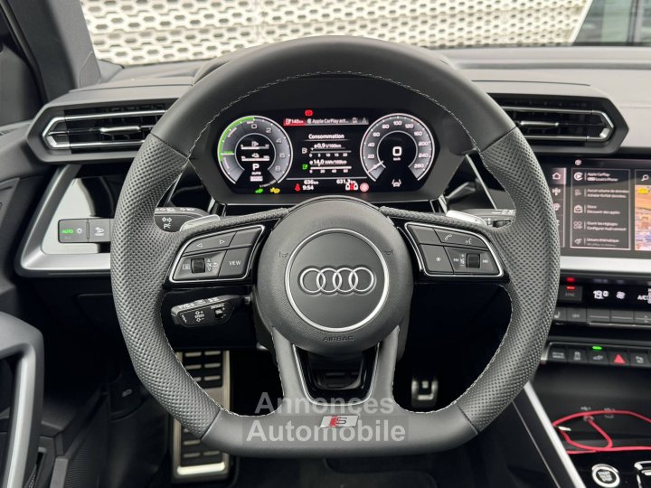 Audi A3 Sportback TFSI e Hybride rechargeable 204 S tronic 6 S line - 9