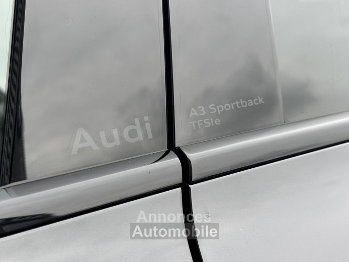Audi A3 Sportback TFSI e Hybride rechargeable 204 S tronic 6 S line - 29