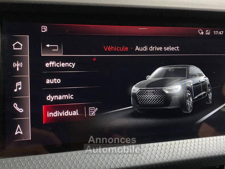 Audi A1 Sportback 35 TFSI 150 ch S tronic 7 Design Luxe - 22