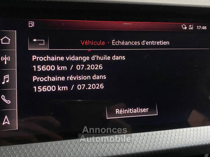 Audi A1 Sportback 35 TFSI 150 ch S tronic 7 Design Luxe - 25