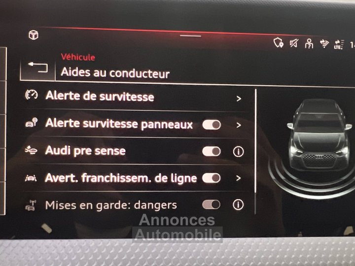 Audi A1 Sportback 25 TFSI 95 ch BVM5 Design - 36