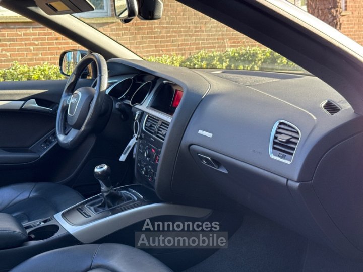 Audi A5 CABRIOLET 18 TFSI 160CH AMBITION LUXE * 138000KM * CUIR * LED * GARANTIE - 15