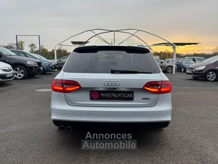 Audi A4 Avant Quattro 20 TDI 190 CH BVA S-tronic S line GARANTIE DE 12 MOIS - 4
