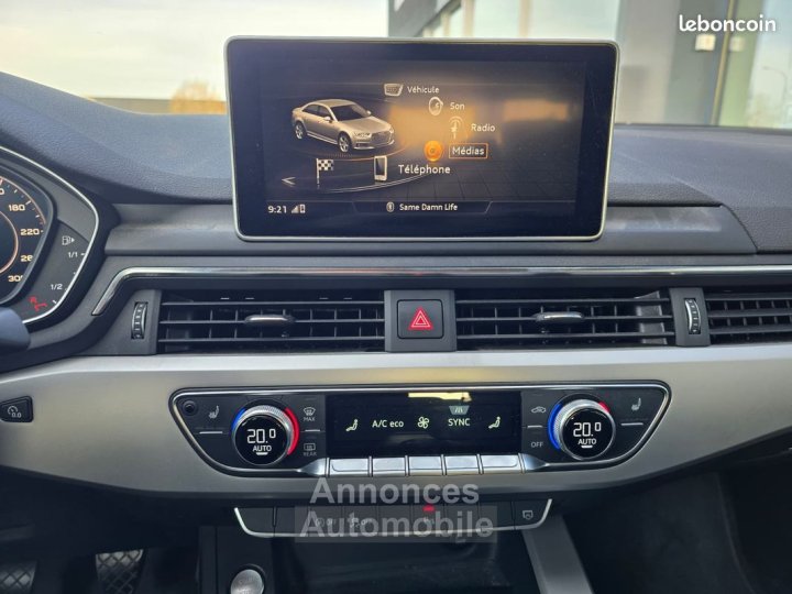Audi A4 14 tfsi 150ch virtual-bo-tete haute-sieges chauffant - 18