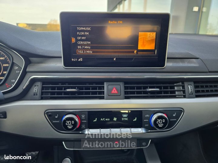 Audi A4 14 tfsi 150ch virtual-bo-tete haute-sieges chauffant - 21