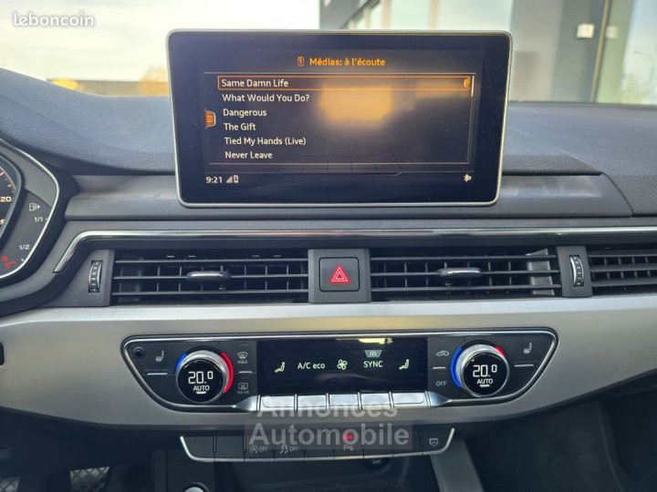 Audi A4 14 tfsi 150ch virtual-bo-tete haute-sieges chauffant - 22