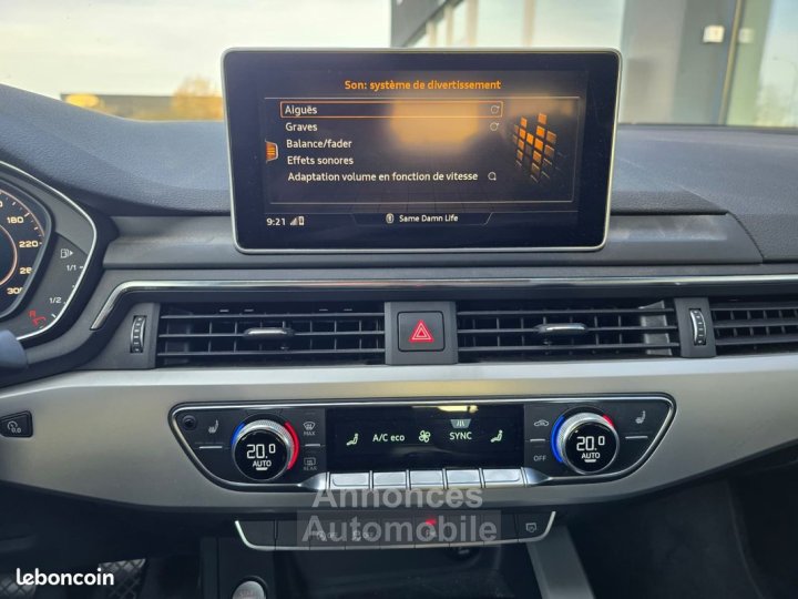 Audi A4 14 tfsi 150ch virtual-bo-tete haute-sieges chauffant - 23