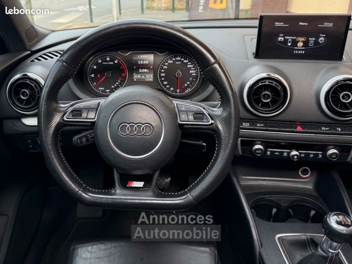 Audi A3 Sportback 14 tfsi 125 s-line sieges cuir toit ouvrant garantie 6 mois compatible e85 - 4