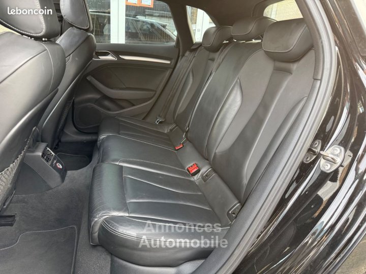 Audi A3 Sportback 14 tfsi 125 s-line sieges cuir toit ouvrant garantie 6 mois compatible e85 - 7