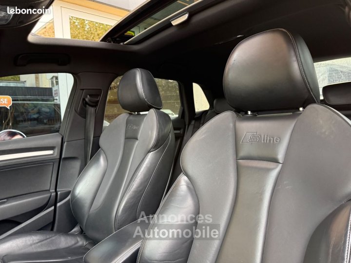 Audi A3 Sportback 14 tfsi 125 s-line sieges cuir toit ouvrant garantie 6 mois compatible e85 - 11