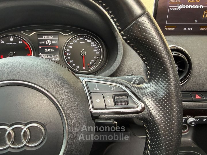 Audi A3 Sportback 14 tfsi 125 s-line sieges cuir toit ouvrant garantie 6 mois compatible e85 - 25