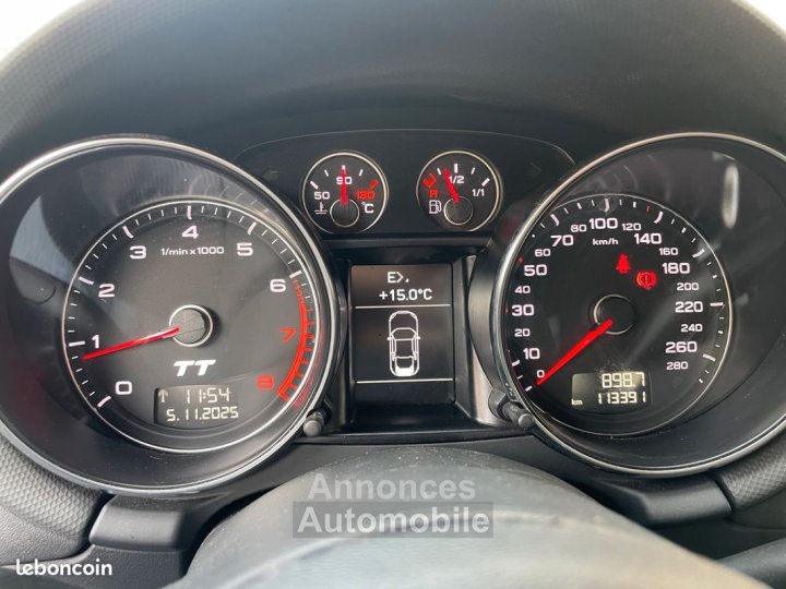 Audi TT coupe 20 tfsi 210ch s-line sieges cuir alcantara chauffants apple carplay audio bose - 10