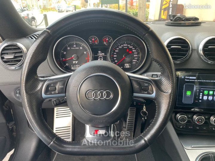 Audi TT coupe 20 tfsi 210ch s-line sieges cuir alcantara chauffants apple carplay audio bose - 19