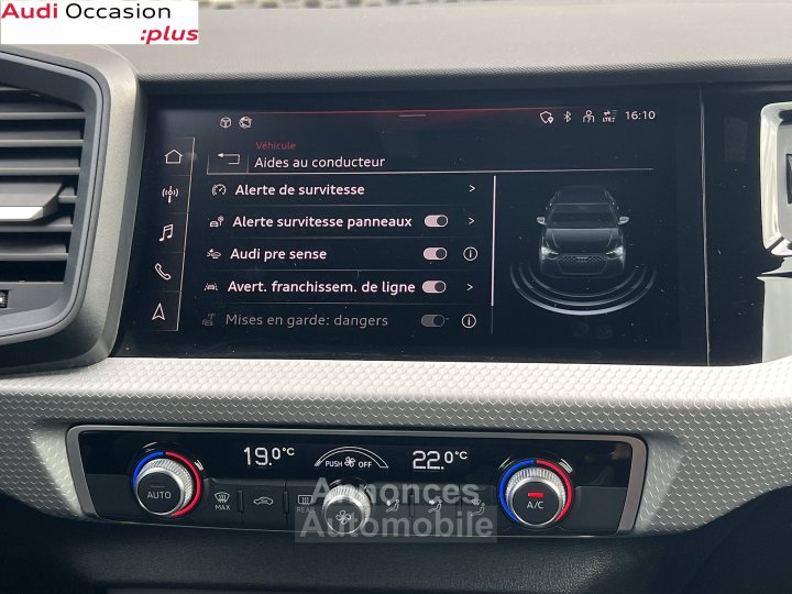 Audi A1 Sportback 35 TFSI 150 ch S tronic 7 S Line - 16