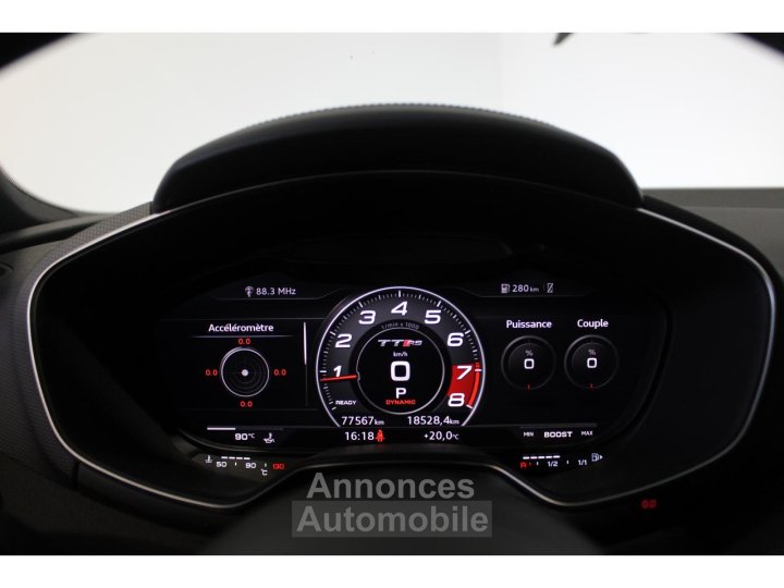Audi TT RS Coup&eacute; Quattro 25 TFSI - 400 - BV S-tronic COUPE 2017  - PAS DE FAP - 21