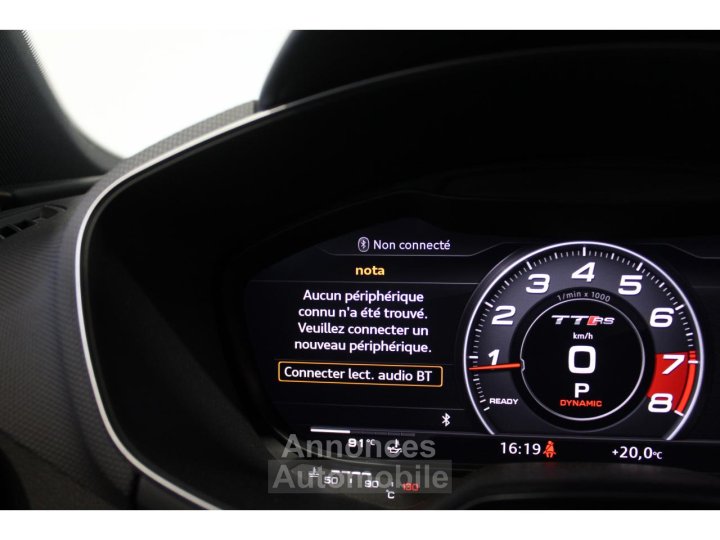 Audi TT RS Coup&eacute; Quattro 25 TFSI - 400 - BV S-tronic COUPE 2017  - PAS DE FAP - 26