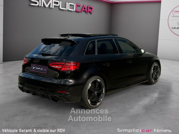 Audi RS3 SPORTBACK 8V2 25 TFSI 400 QUATTRO - Toit Ouvrant - Bang Olufsen - Caméra - RS Design - GARANTIE 12 MOIS - 3
