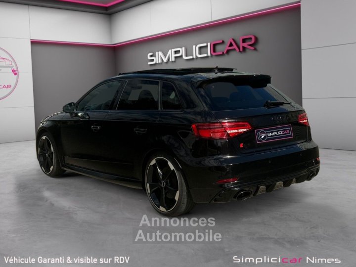Audi RS3 SPORTBACK 8V2 25 TFSI 400 QUATTRO - Toit Ouvrant - Bang Olufsen - Caméra - RS Design - GARANTIE 12 MOIS - 6