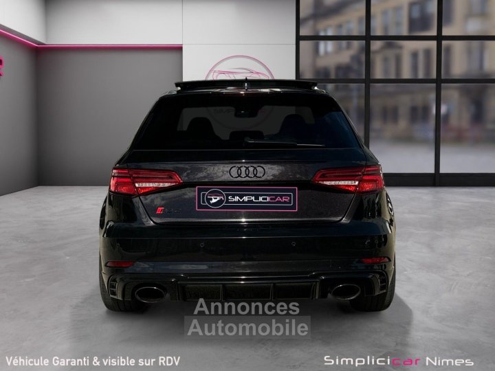 Audi RS3 SPORTBACK 8V2 25 TFSI 400 QUATTRO - Toit Ouvrant - Bang Olufsen - Caméra - RS Design - GARANTIE 12 MOIS - 7