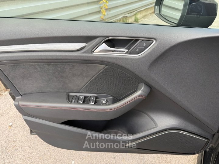 Audi RS3 SPORTBACK 8V2 25 TFSI 400 QUATTRO - Toit Ouvrant - Bang Olufsen - Caméra - RS Design - GARANTIE 12 MOIS - 17