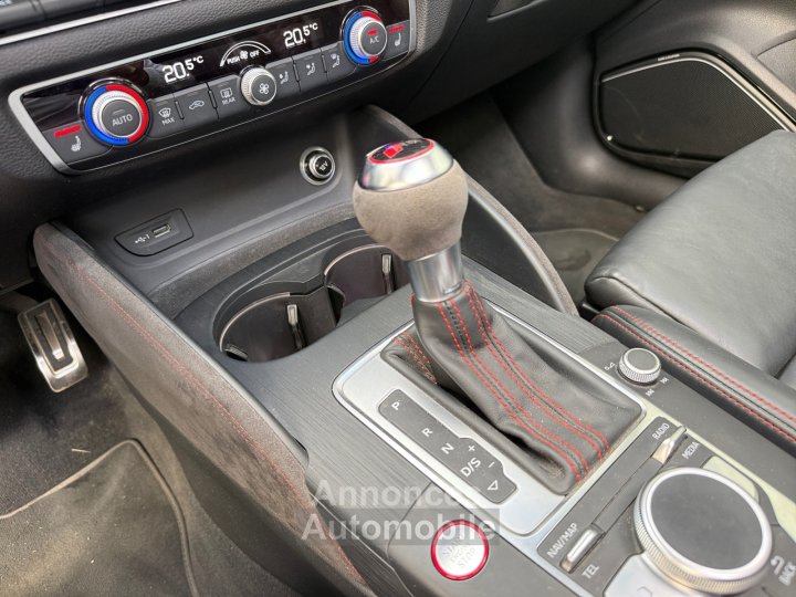 Audi RS3 SPORTBACK 8V2 25 TFSI 400 QUATTRO - Toit Ouvrant - Bang Olufsen - Caméra - RS Design - GARANTIE 12 MOIS - 20