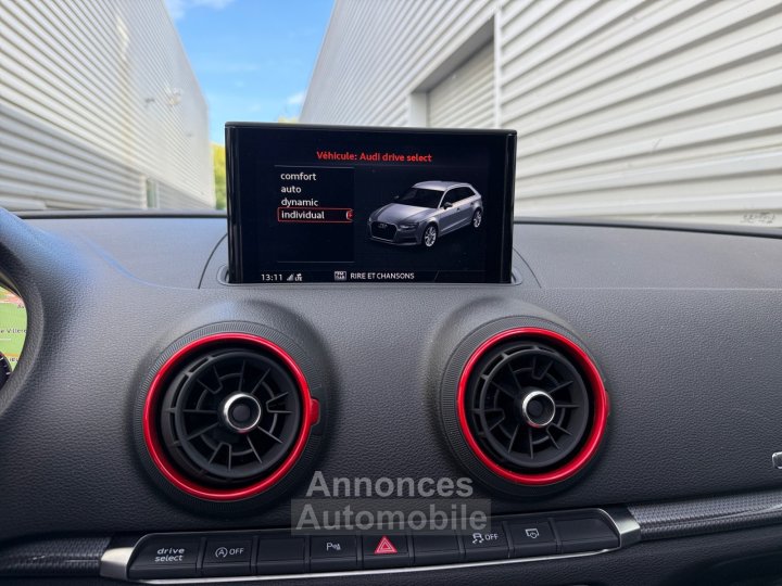 Audi RS3 SPORTBACK 8V2 25 TFSI 400 QUATTRO - Toit Ouvrant - Bang Olufsen - Caméra - RS Design - GARANTIE 12 MOIS - 21