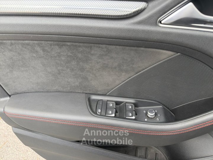 Audi RS3 SPORTBACK 8V2 25 TFSI 400 QUATTRO - Toit Ouvrant - Bang Olufsen - Caméra - RS Design - GARANTIE 12 MOIS - 22