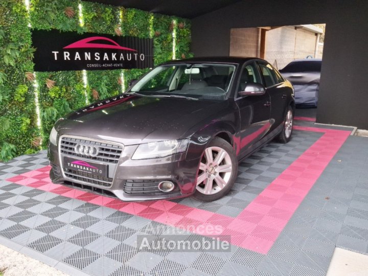 Audi A4 BERLINE 20l TDI 143 ch ~ Aide au Stationnement ~ R&eacute;gulateur de Vitesse ~ GPS ~ Clim auto - 1