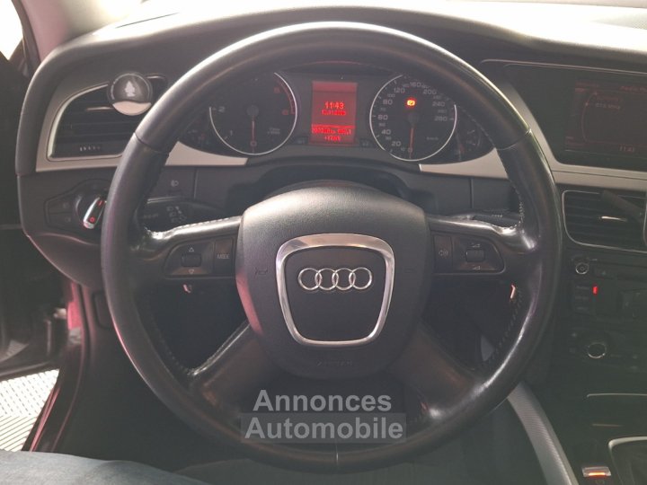 Audi A4 BERLINE 20l TDI 143 ch ~ Aide au Stationnement ~ R&eacute;gulateur de Vitesse ~ GPS ~ Clim auto - 10