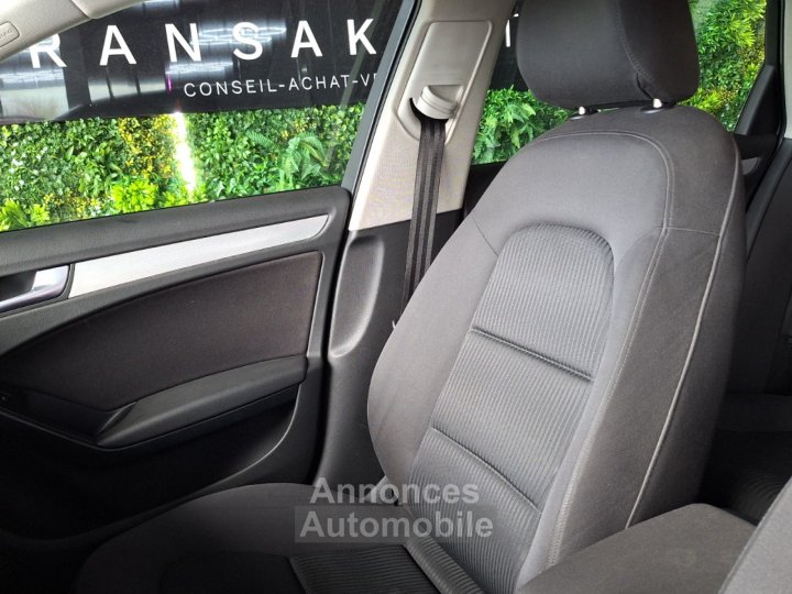 Audi A4 BERLINE 20l TDI 143 ch ~ Aide au Stationnement ~ R&eacute;gulateur de Vitesse ~ GPS ~ Clim auto - 22