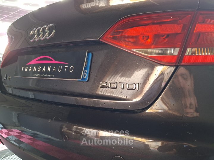 Audi A4 BERLINE 20l TDI 143 ch ~ Aide au Stationnement ~ R&eacute;gulateur de Vitesse ~ GPS ~ Clim auto - 41