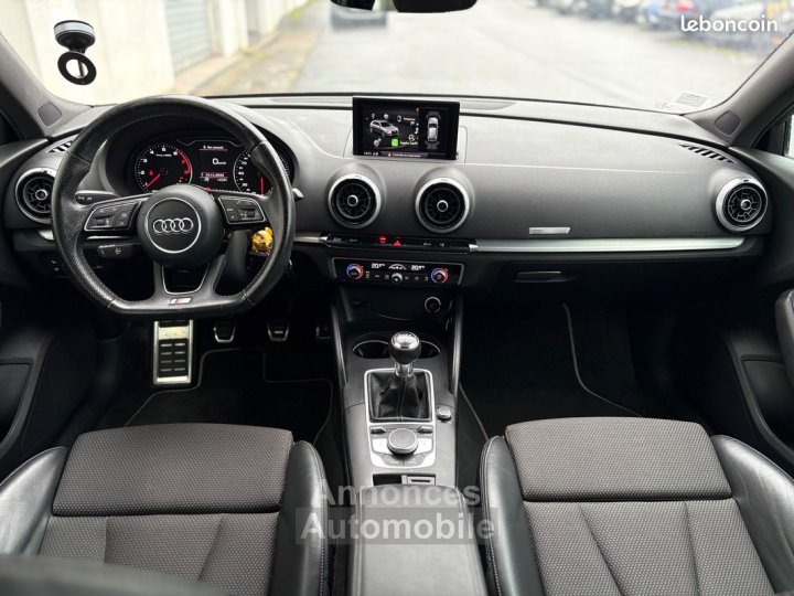 Audi A3 Sportback 14l cod tfsi 150ch s-line carplay radars av&ar sellerie semi cuir - 3