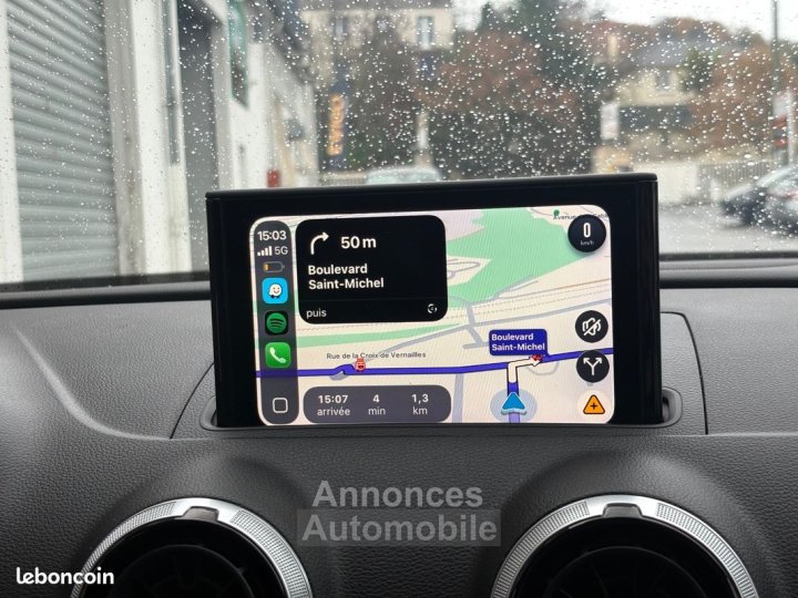Audi A3 Sportback 14l cod tfsi 150ch s-line carplay radars av&ar sellerie semi cuir - 7