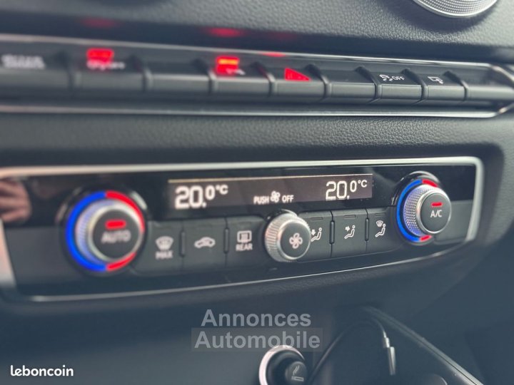 Audi A3 Sportback 14l cod tfsi 150ch s-line carplay radars av&ar sellerie semi cuir - 11