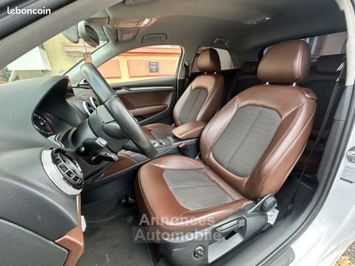 Audi A3 Sportback 20 tdi 150 ambiente-bvm-camera de recul-avertisseur angles mort-garantie 6 mois - 11