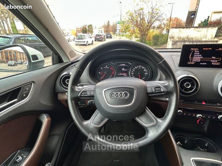 Audi A3 Sportback 20 tdi 150 ambiente-bvm-camera de recul-avertisseur angles mort-garantie 6 mois - 14