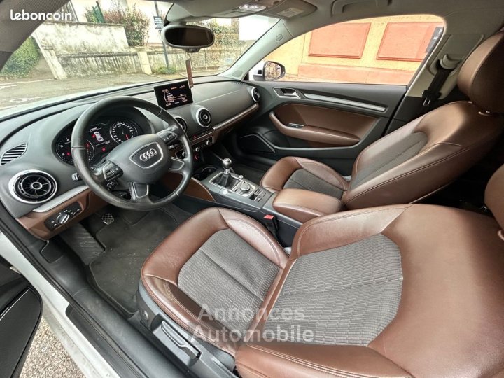 Audi A3 Sportback 20 tdi 150 ambiente-bvm-camera de recul-avertisseur angles mort-garantie 6 mois - 15