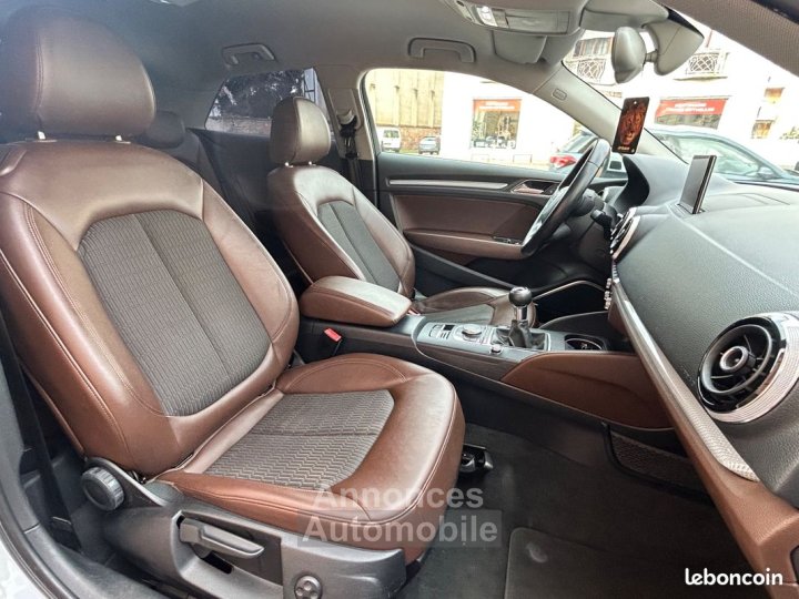 Audi A3 Sportback 20 tdi 150 ambiente-bvm-camera de recul-avertisseur angles mort-garantie 6 mois - 16