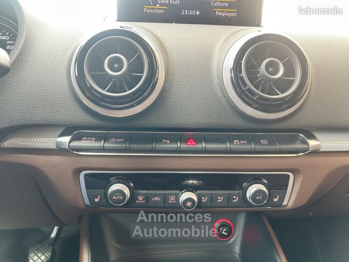 Audi A3 Sportback 20 tdi 150 ambiente-bvm-camera de recul-avertisseur angles mort-garantie 6 mois - 19