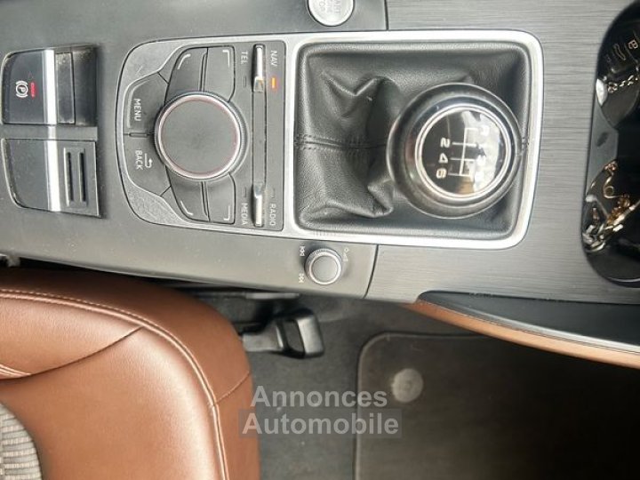 Audi A3 Sportback 20 tdi 150 ambiente-bvm-camera de recul-avertisseur angles mort-garantie 6 mois - 23