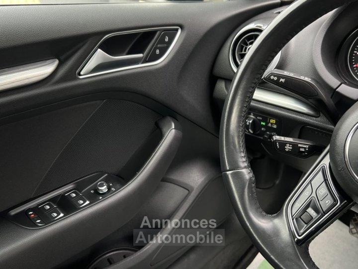 Audi A3 Sportback III PHASE 2 10 TFSI 115 Cv 1ERE MAIN / GPS CRIT AIR 2 5 PORTES - GARANTIE 1 AN - 17