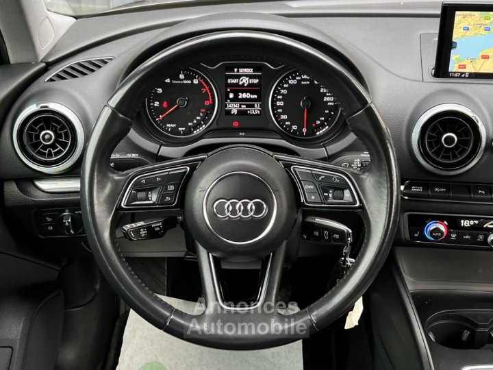 Audi A3 Sportback III PHASE 2 10 TFSI 115 Cv 1ERE MAIN / GPS CRIT AIR 2 5 PORTES - GARANTIE 1 AN - 22