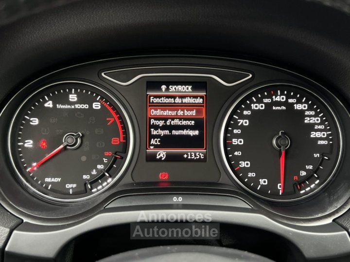 Audi A3 Sportback III PHASE 2 10 TFSI 115 Cv 1ERE MAIN / GPS CRIT AIR 2 5 PORTES - GARANTIE 1 AN - 25