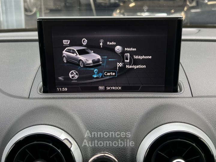 Audi A3 Sportback III PHASE 2 10 TFSI 115 Cv 1ERE MAIN / GPS CRIT AIR 2 5 PORTES - GARANTIE 1 AN - 28